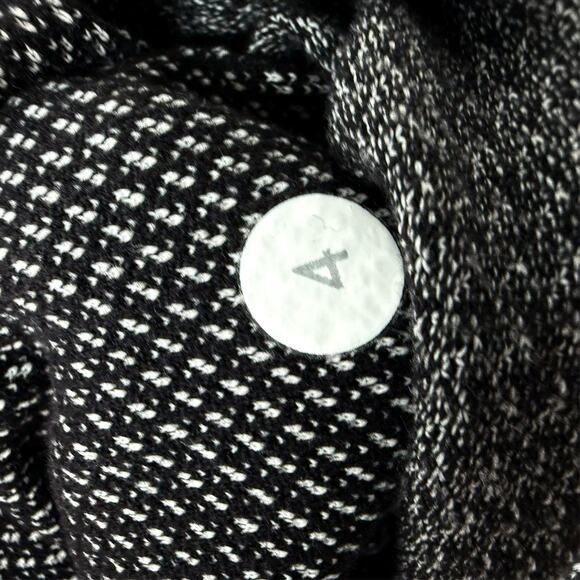 Lululemon Skinny Will Pant 4 Black Cross Stitch Knit Drawstring Pocket Yoga Gym - Picture 4 of 9